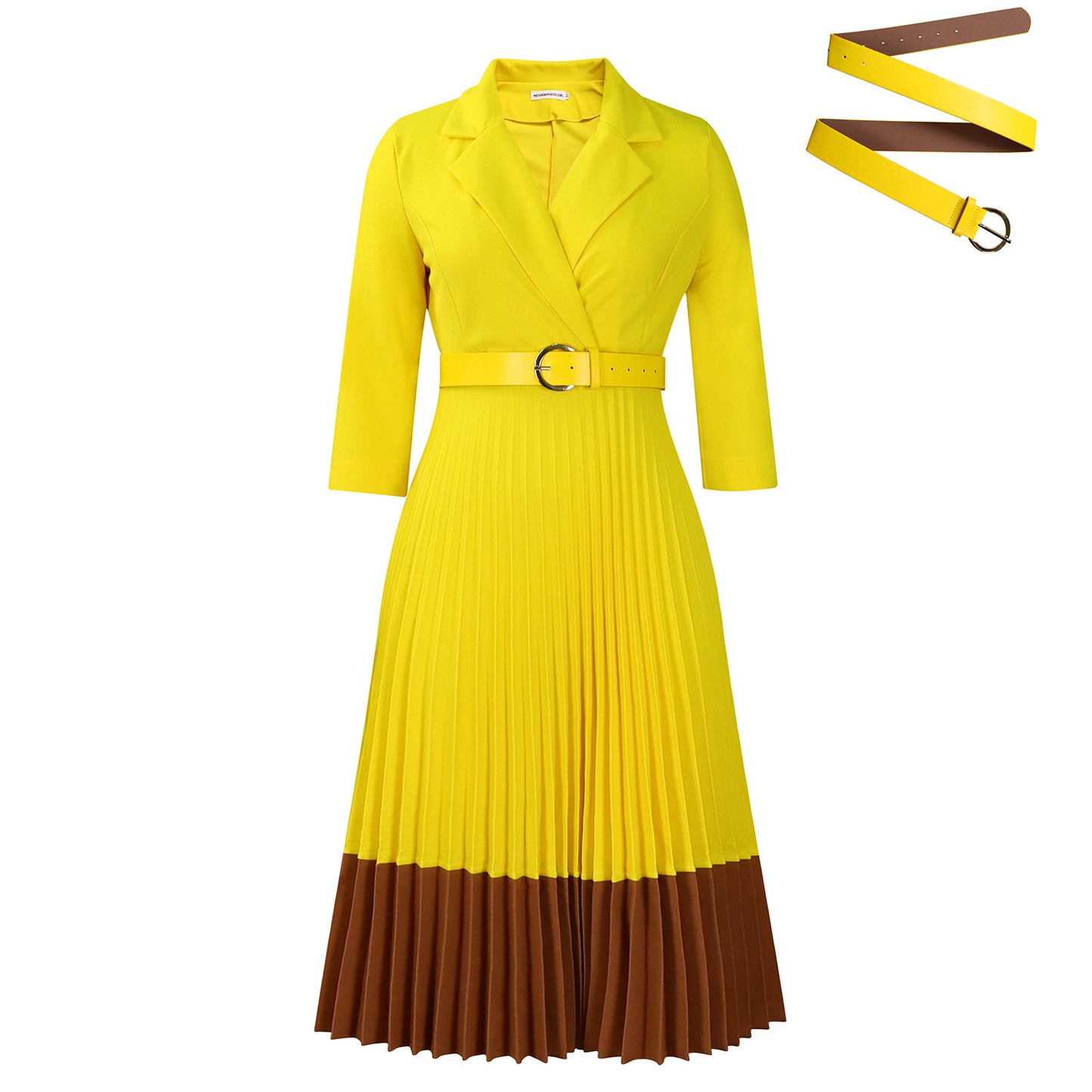 Suited Pleated Dress