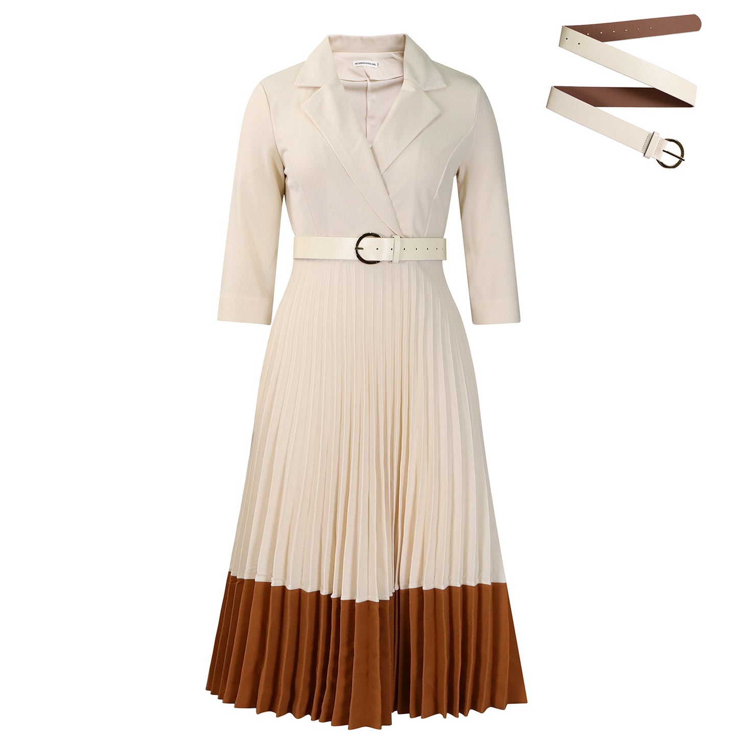Suited Pleated Dress