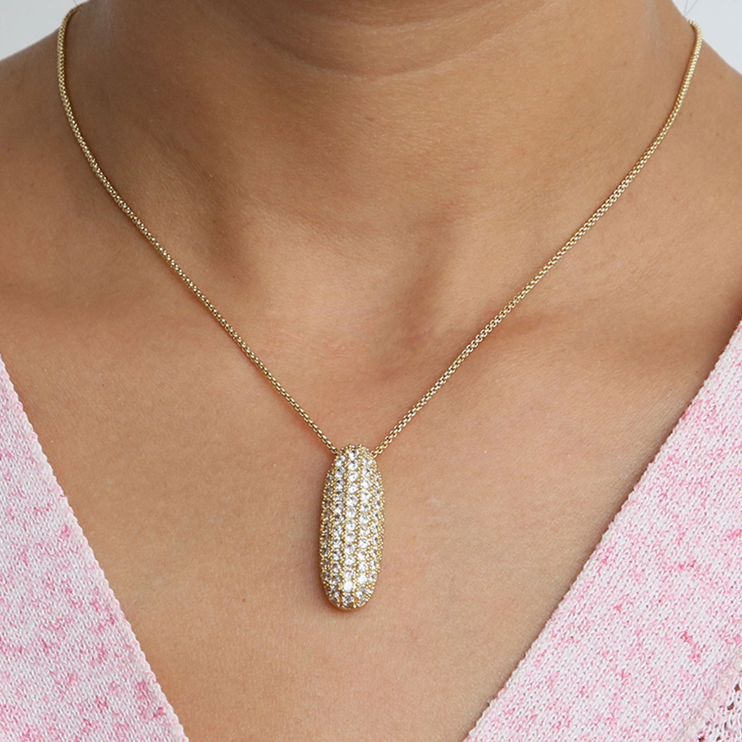 Bubble Initial Necklace