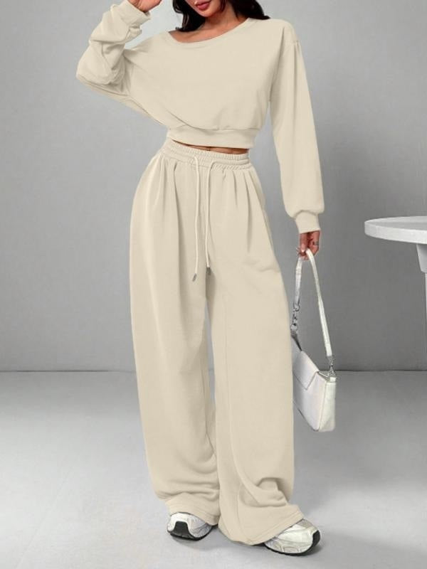 Off-the-shoulder Pants Set