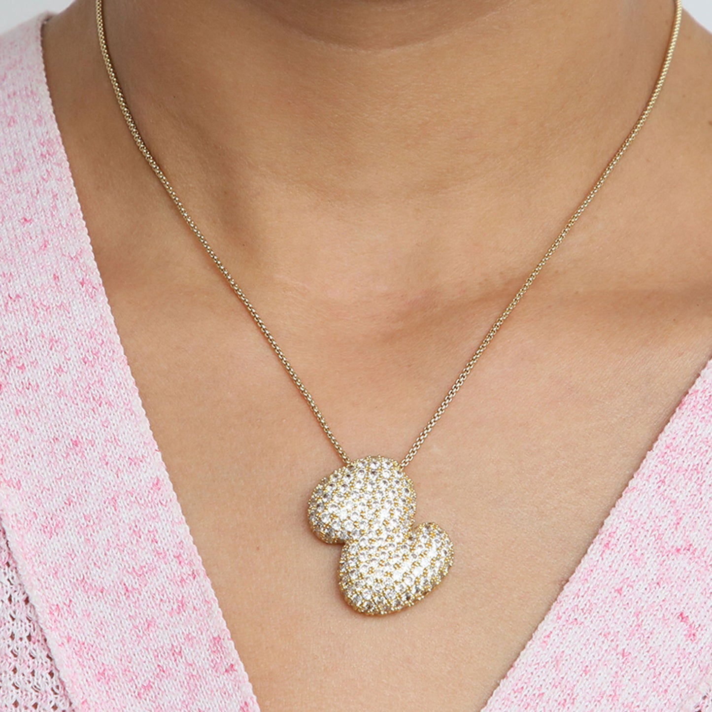 Bubble Initial Necklace