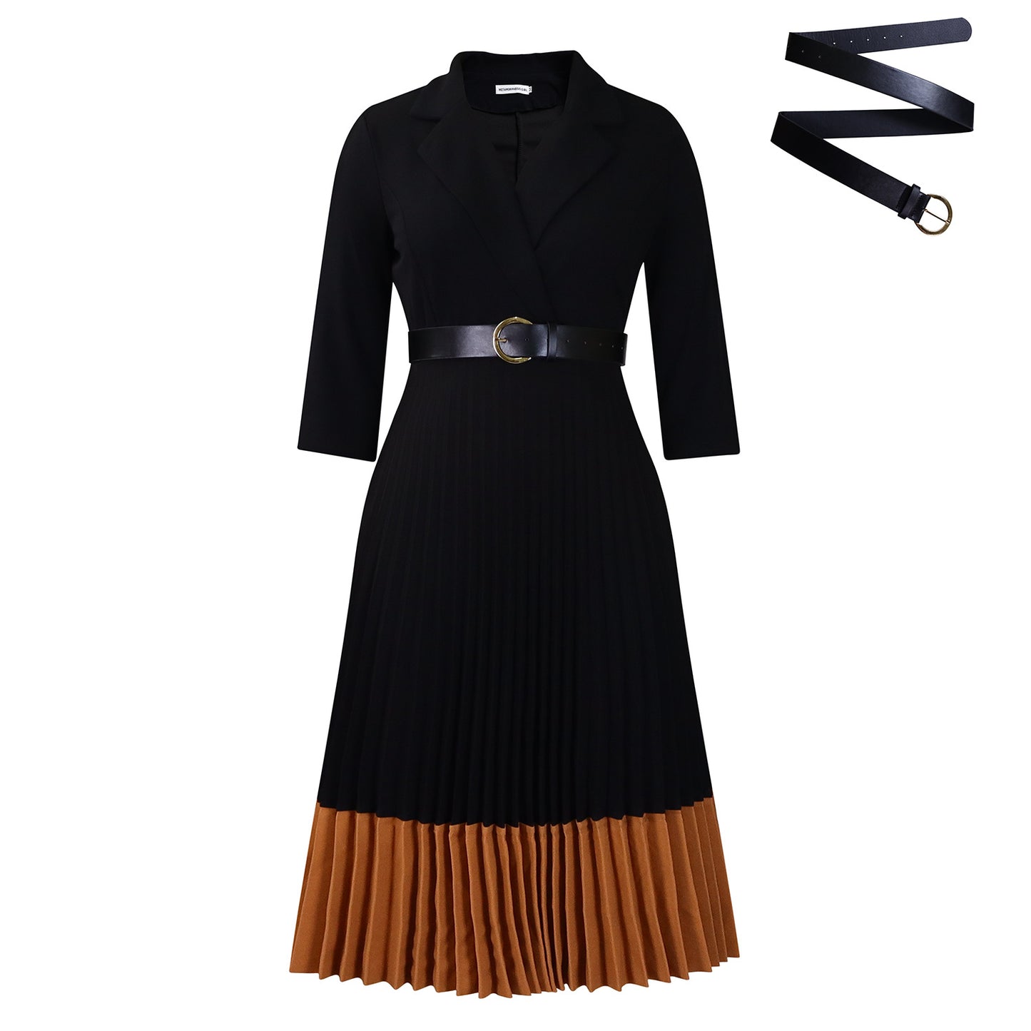 Suited Pleated Dress